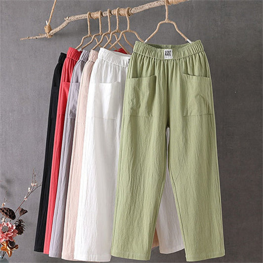 Women's ample pants